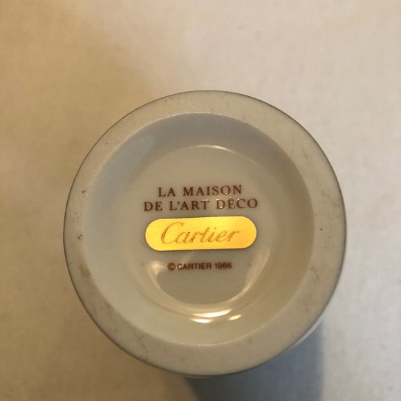 CARTIER LA MAISON DE L'ART DECO VASE 1986 - Picture 5 of 6